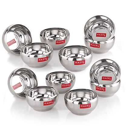 Image 22 of Stainless Steel / Set of 12 - 300 ml each for the product HAZEL Serving Bowl Set