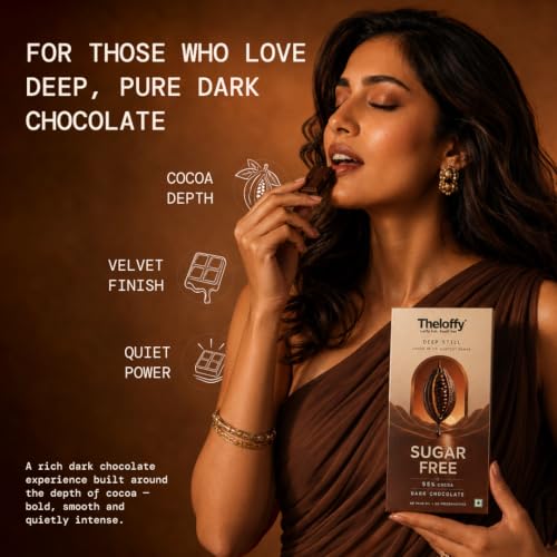 Image 5 of THELOFFY Sugar Free 55% Cocoa Dark Chocolate - 100 g
