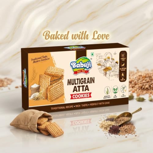 Image 5 of Babuji Multigrain Atta Cookies, No Maida, No Palm Oil