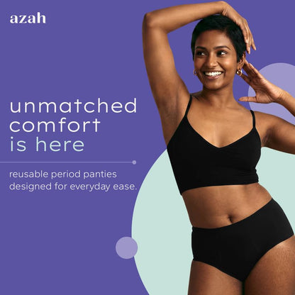 Image 2 of AZAH Reusable Period Panty for Women Heavy Flow