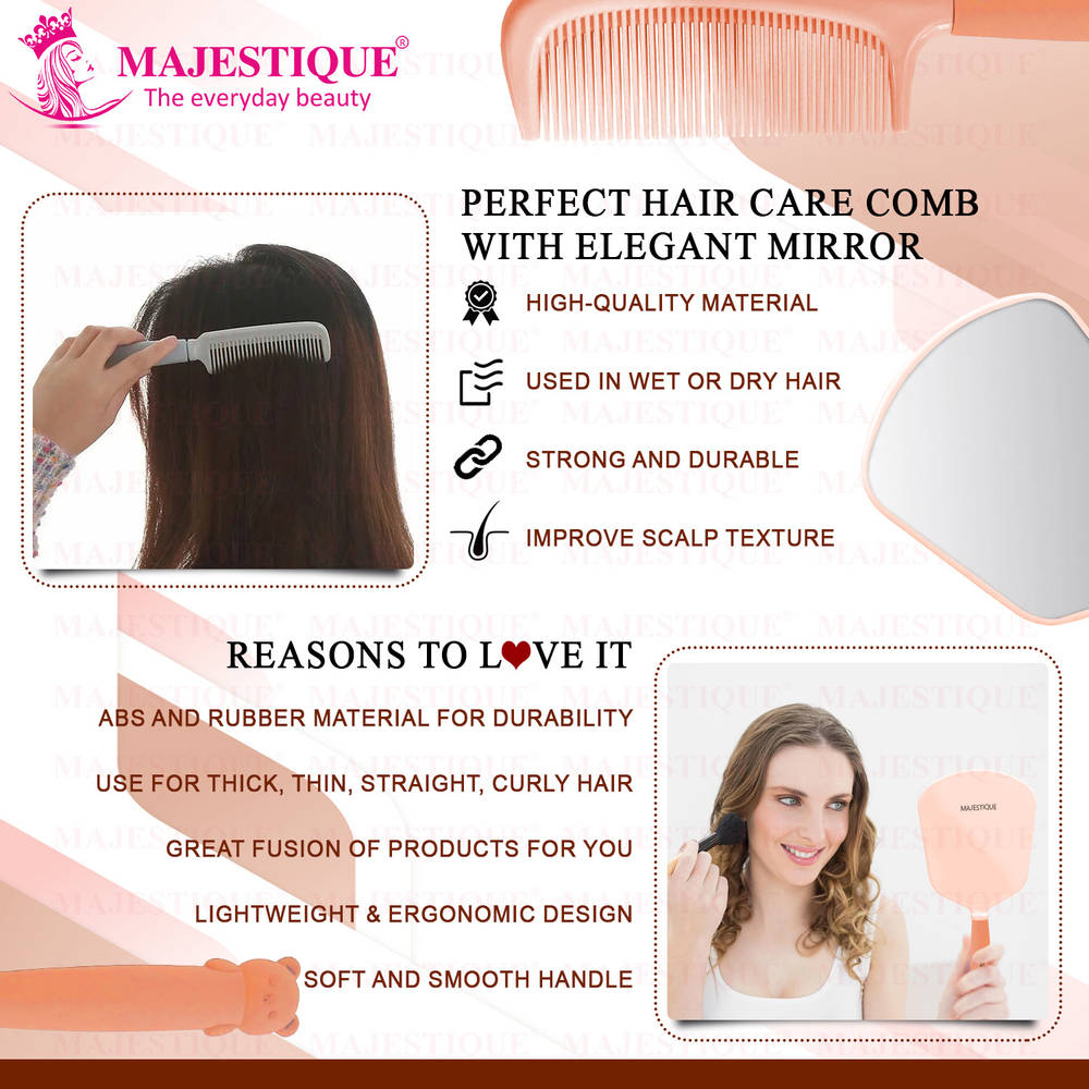 Image 3 of Majestique Elegant Mirror And Comb Set