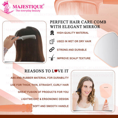 Image 3 of Majestique Elegant Mirror And Comb Set