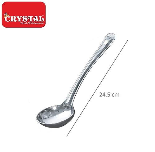Image 4 of Crystal Stainless Steel Ladle, Silver