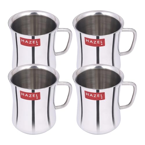 Image 15 of 200 ML / Metallic / Set of 4 for the product HAZEL Stainless Steel Coffee Cup