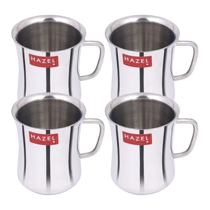 Image 15 of 200 ML / Metallic / Set of 4 for the product HAZEL Stainless Steel Coffee Cup