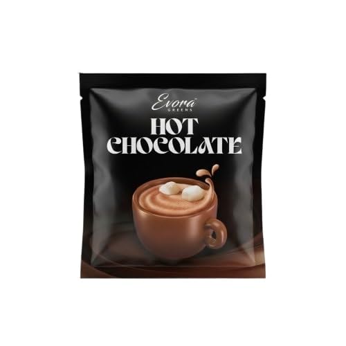 Image 1 of Pack of 1 for the product Evora Greens Hot Chocolate Premix 50g | Rich Creamy Chocolate Drink Mix