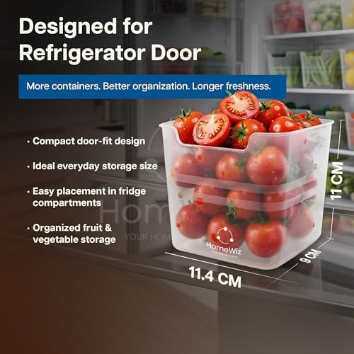 Image 13 of HomeWiz Fridge Storage Containers