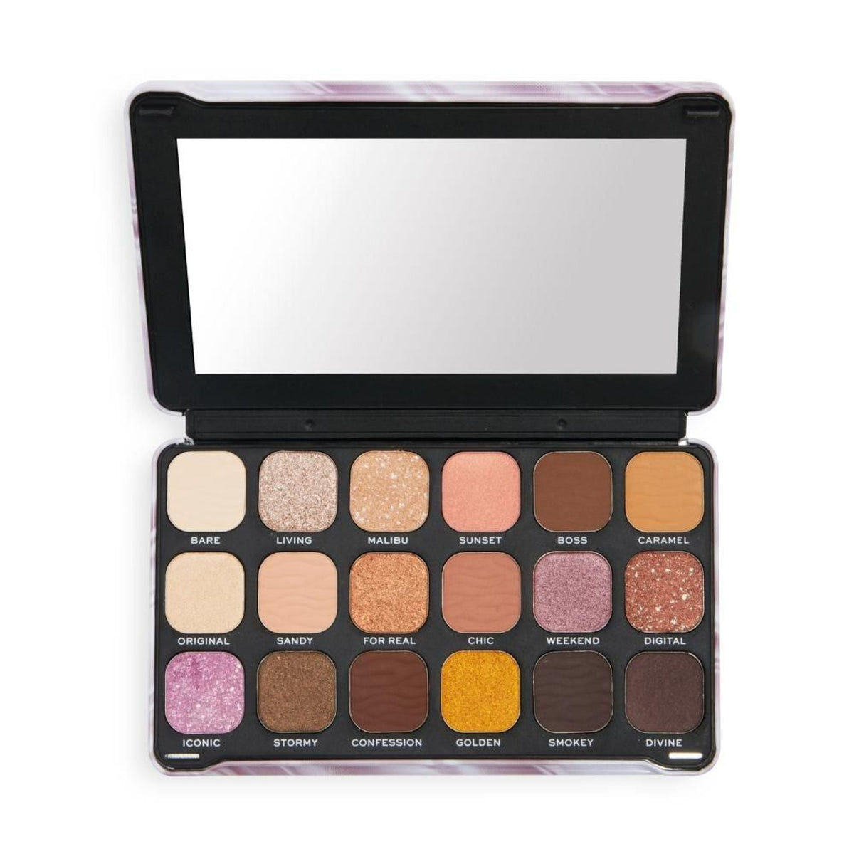 Image 1 of 19.8 gm / Pack of 1 for the product Makeup Revolution Forever Flawless Nude Silk Eyeshadow Palette