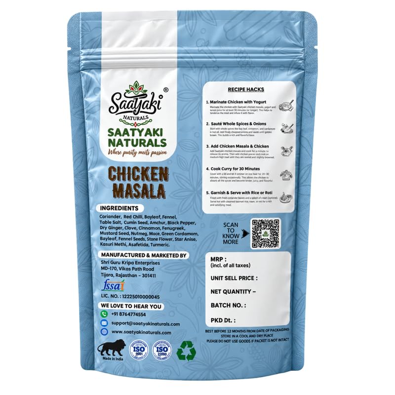 Image 6 of SAATYAKI NATURALS Peshawari Chicken Masala