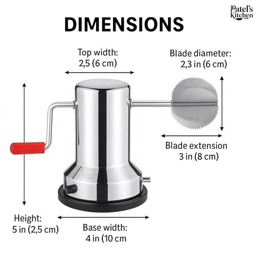 Image 3 of Patel's Kitchen Coconut Scraper with Stainless Steel Serrated Blade 1 Count