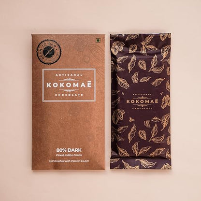 Image 2 of KOKOMAE Bean to Bar Chocolates (80% Dark Chocolate, Pack of 1)