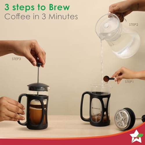 Image 4 of Wonderchef French Press Coffee Maker 350ml