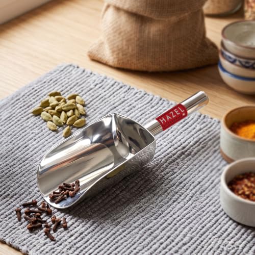 Image 3 of 1 / Half Round Scoop, Extra Small for the product HAZEL Stainless Steel Scoop Spoon