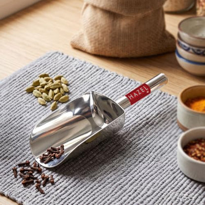 Image 3 of 1 / Half Round Scoop, Extra Small for the product HAZEL Stainless Steel Scoop Spoon