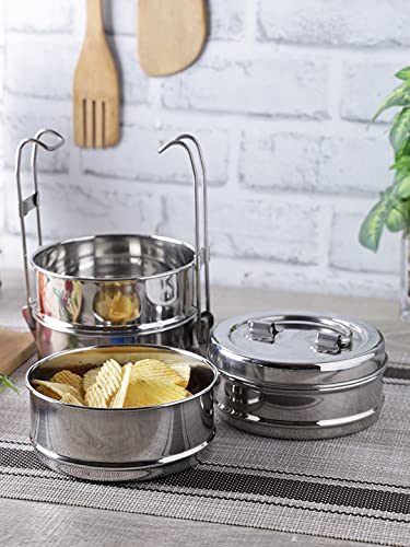 Image 1 of Default Title for the product neelam Stainless Steel Lunch Box/Tiffin 2100 ml