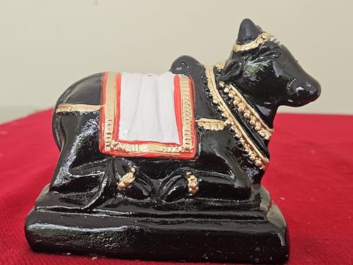 Image 5 of Breeze Handicrafts Paper Mache Nandi Lingam Set for Bommala kolu, Golu Dolls, Navratri Decoration, Traditional Gift