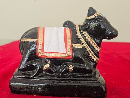 Image 5 of Breeze Handicrafts Paper Mache Nandi Lingam Set for Bommala kolu, Golu Dolls, Navratri Decoration, Traditional Gift