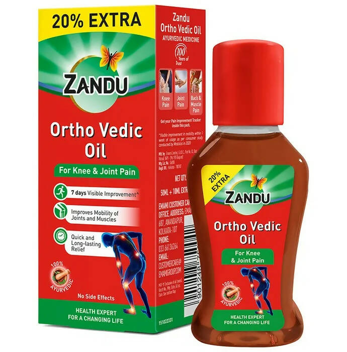 Image 1 of 60 ml for the product Zandu Ortho Vedic Knee & Joint Pain Oil