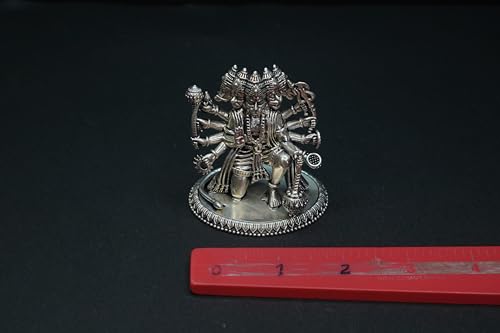 Image 4 of Dista Silvers Antique Panchamukhi Hanuman 175.72G