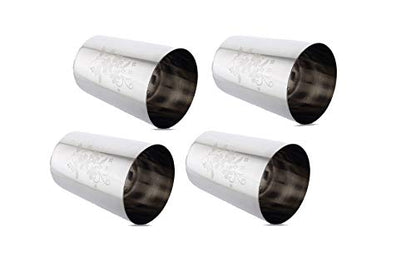 Image 1 of Default Title for the product neelam Stainless Steel Lazer Etching Amarpal Glass Set of 4, 500 ml