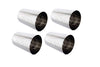 Image 1 of Default Title for the product neelam Stainless Steel Lazer Etching Amarpal Glass Set of 4, 500 ml