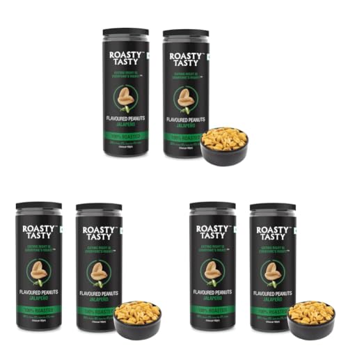 Image 1 of Default Title for the product Roasty Tasty Jalapeno Flavour Roasted Peanuts Pack Of 6 (150G Each)