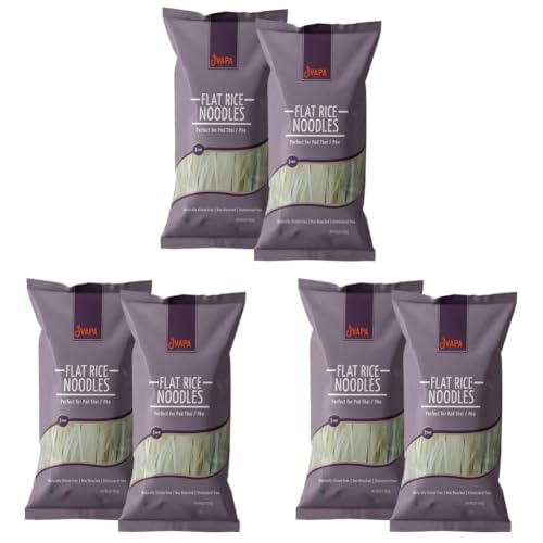 Image 1 of Default Title for the product JVAPA Flat Rice Noodles (3mm) - 700gm (350gm x Pack of 6)