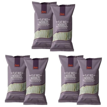 Image 1 of Default Title for the product JVAPA Flat Rice Noodles (3mm) - 700gm (350gm x Pack of 6)