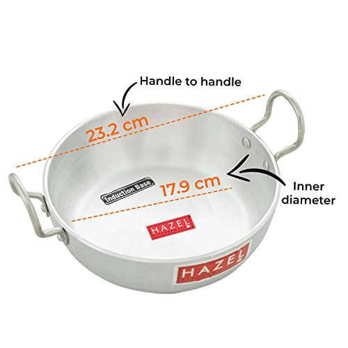 Image 13 of HAZEL Aluminium Induction Base Kadai with Handle