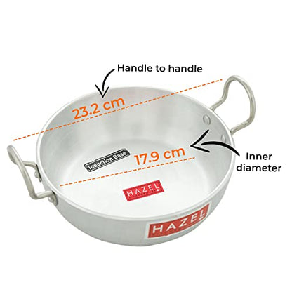 Image 13 of HAZEL Aluminium Induction Base Kadai with Handle