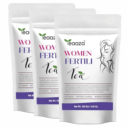 Image 3 of 100 g (Pack Of 3) for the product Teaaza Women Fertility Tea (1 Month Pack)