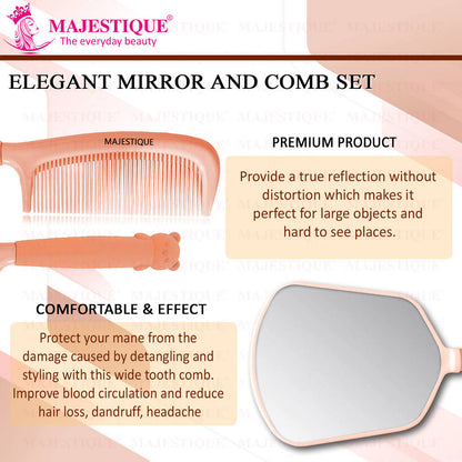 Image 5 of Majestique Elegant Mirror And Comb Set