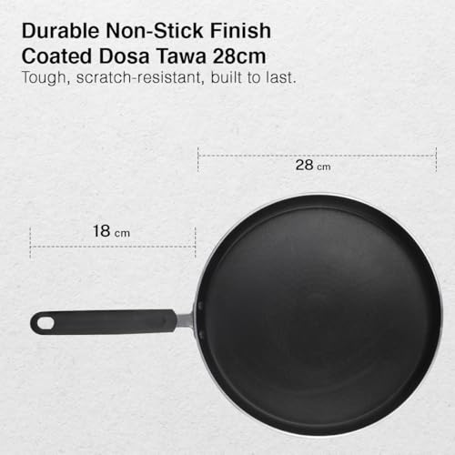 Image 3 of Prestige Omega Deluxe Omni Tawa 280 mm