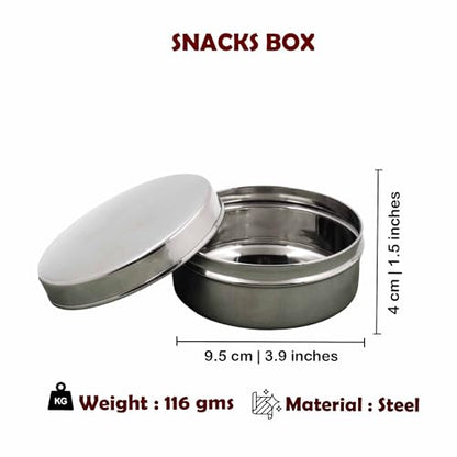 Image 4 of Spillbox Stainless Steel Snack Box 115g