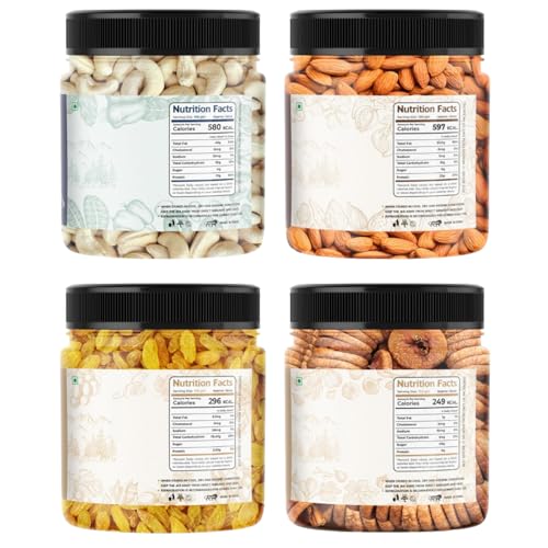 Image 3 of Lila Dry Fruits Combo (250 Gms x 4) Jar pack