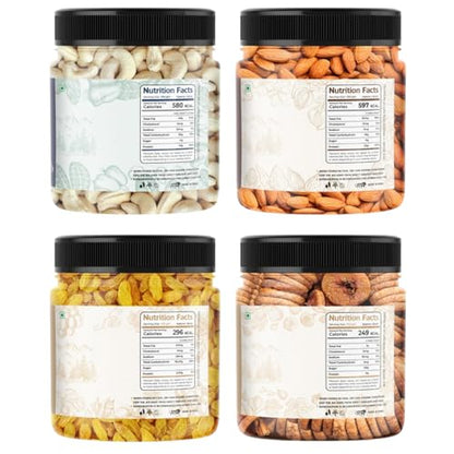 Image 3 of Lila Dry Fruits Combo (250 Gms x 4) Jar pack