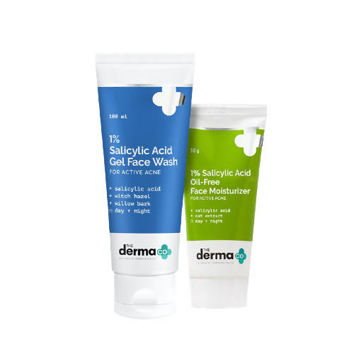 Image 1 of Combo Pack for the product The Derma Co Salicylic Acid Acne-Fighting Combo