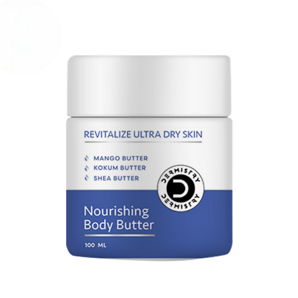 Image 1 of 100 ml / Pack of 1 for the product Dermistry Revitalizing Nourishing Body Butter for Ultra Dry & Flaky Skin Mango Kokum & Shea Butter