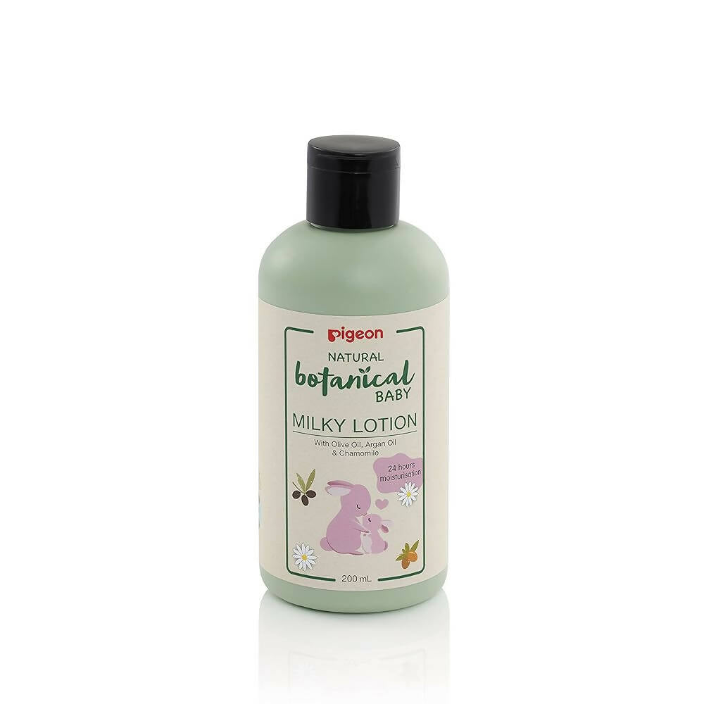 Image 1 of 200 ml for the product Pigeon Natural Botanical Baby Milky Lotion