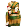Image 1 of Default Title for the product pmw - Fabric Saree Varalakshmi Idol for Pooja - Random Colour