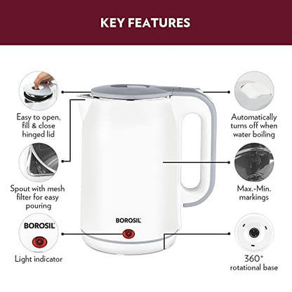 Image 7 of Borosil Cooltouch Electric Kettle