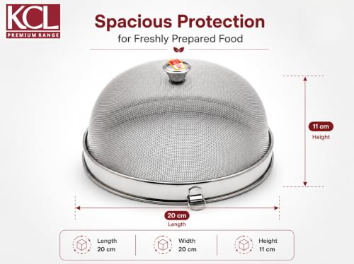 Image 7 of KCL Multipurpose Food Grade Stainless Steel Mesh Dome Food Cover 8 inch