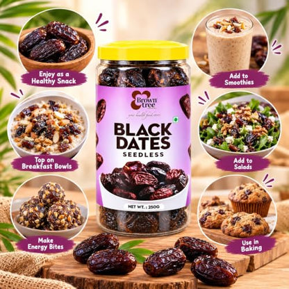 Image 4 of Brown tree Browntree Black Dates Seedless 250g