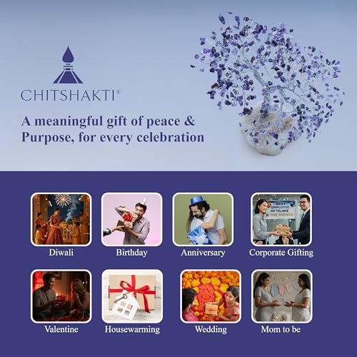 Image 7 of Chitshakti Amethyst Crystal Tree – 500 Beads