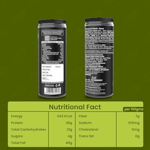 Image 3 of Roasty Tasty Wasabi Flavour Roasted Peanuts Pack Of 2 (150G Each)