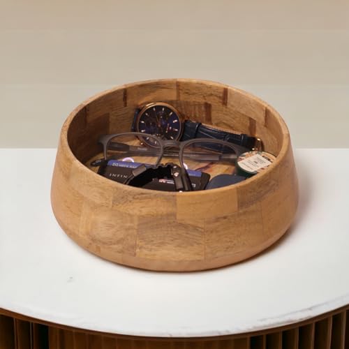Image 4 of Vesta Homes Large Wooden Serving Bowl 2500 ML