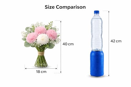 Image 3 of Divyakosh Artificial Fabric Flower Bunch for Vase/Pot Display (VASE NOT Included)