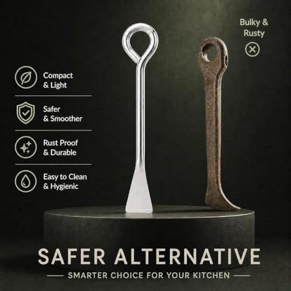 Image 7 of Velmora Coconut Breaker Tool for Kitchen & Coconut Scraper Manual