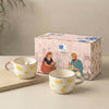 Image 1 of Default Title for the product ExclusiveLane Peek-A-Boo 3D Animal Ceramic Coffee Mugs Set of 2 200 ml