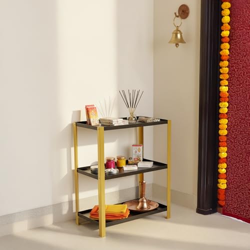 Image 7 of Spillbox 3 Tier Spice Rack for Kitchen Space Saving Countertop Storage Racks Cosmetics Organizer Kitchen Shelf Bathroom Organizer Stand Multipurpose Tiered Shelves